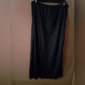 Vintage Nylon Black Women's Half Slip